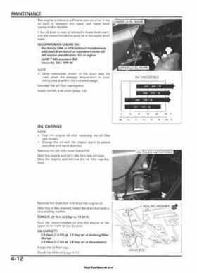 2005-2006 Honda ATV TRX500FE/FM/TM FourTrax Foreman Factory Service Manual, Page 72