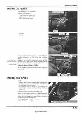 2005-2006 Honda ATV TRX500FE/FM/TM FourTrax Foreman Factory Service Manual, Page 73
