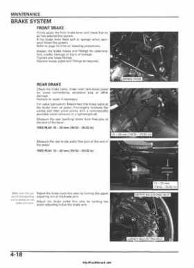 2005-2006 Honda ATV TRX500FE/FM/TM FourTrax Foreman Factory Service Manual, Page 78