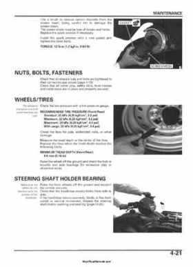 2005-2006 Honda ATV TRX500FE/FM/TM FourTrax Foreman Factory Service Manual, Page 81