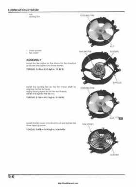 2005-2006 Honda ATV TRX500FE/FM/TM FourTrax Foreman Factory Service Manual, Page 88