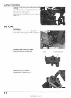 2005-2006 Honda ATV TRX500FE/FM/TM FourTrax Foreman Factory Service Manual, Page 90