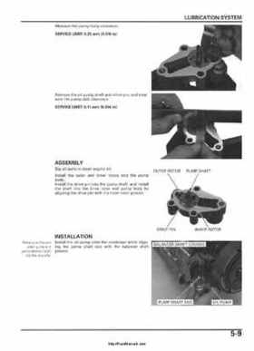 2005-2006 Honda ATV TRX500FE/FM/TM FourTrax Foreman Factory Service Manual, Page 91