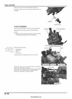 2005-2006 Honda ATV TRX500FE/FM/TM FourTrax Foreman Factory Service Manual, Page 102