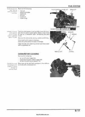 2005-2006 Honda ATV TRX500FE/FM/TM FourTrax Foreman Factory Service Manual, Page 103