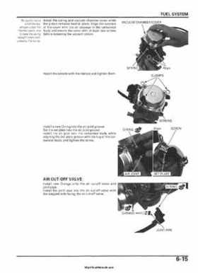 2005-2006 Honda ATV TRX500FE/FM/TM FourTrax Foreman Factory Service Manual, Page 107