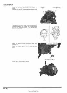 2005-2006 Honda ATV TRX500FE/FM/TM FourTrax Foreman Factory Service Manual, Page 108