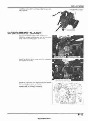 2005-2006 Honda ATV TRX500FE/FM/TM FourTrax Foreman Factory Service Manual, Page 109