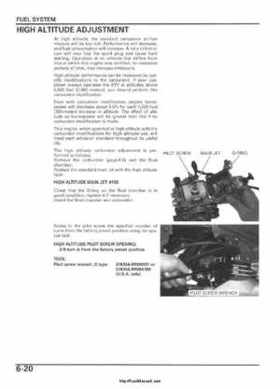 2005-2006 Honda ATV TRX500FE/FM/TM FourTrax Foreman Factory Service Manual, Page 112
