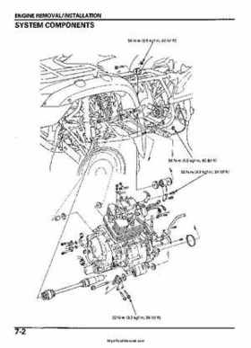 2005-2006 Honda ATV TRX500FE/FM/TM FourTrax Foreman Factory Service Manual, Page 116
