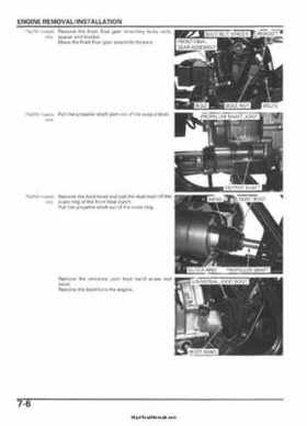 2005-2006 Honda ATV TRX500FE/FM/TM FourTrax Foreman Factory Service Manual, Page 120