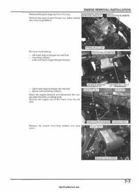 2005-2006 Honda ATV TRX500FE/FM/TM FourTrax Foreman Factory Service Manual, Page 121
