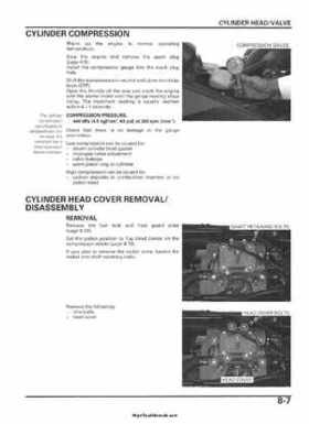 2005-2006 Honda ATV TRX500FE/FM/TM FourTrax Foreman Factory Service Manual, Page 133