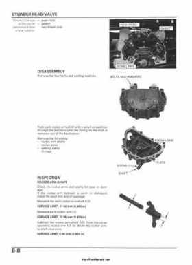 2005-2006 Honda ATV TRX500FE/FM/TM FourTrax Foreman Factory Service Manual, Page 134