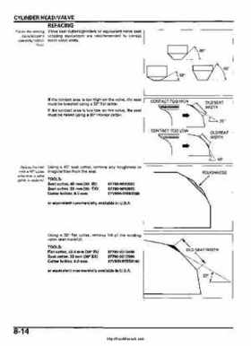 2005-2006 Honda ATV TRX500FE/FM/TM FourTrax Foreman Factory Service Manual, Page 140