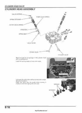 2005-2006 Honda ATV TRX500FE/FM/TM FourTrax Foreman Factory Service Manual, Page 142