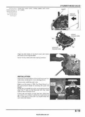2005-2006 Honda ATV TRX500FE/FM/TM FourTrax Foreman Factory Service Manual, Page 145