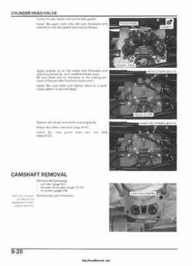2005-2006 Honda ATV TRX500FE/FM/TM FourTrax Foreman Factory Service Manual, Page 146