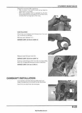 2005-2006 Honda ATV TRX500FE/FM/TM FourTrax Foreman Factory Service Manual, Page 149