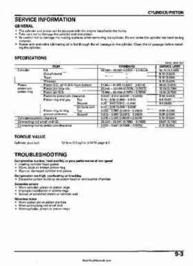 2005-2006 Honda ATV TRX500FE/FM/TM FourTrax Foreman Factory Service Manual, Page 154