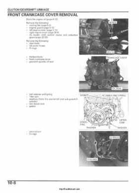 2005-2006 Honda ATV TRX500FE/FM/TM FourTrax Foreman Factory Service Manual, Page 166