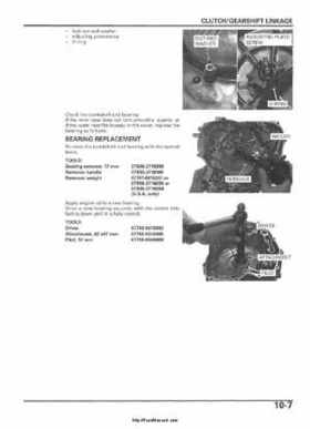 2005-2006 Honda ATV TRX500FE/FM/TM FourTrax Foreman Factory Service Manual, Page 167