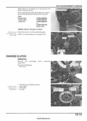 2005-2006 Honda ATV TRX500FE/FM/TM FourTrax Foreman Factory Service Manual, Page 173