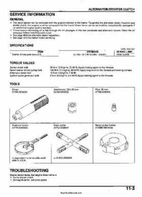 2005-2006 Honda ATV TRX500FE/FM/TM FourTrax Foreman Factory Service Manual, Page 188