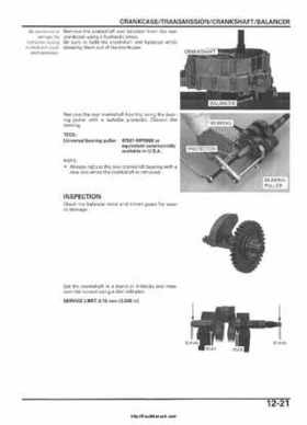 2005-2006 Honda ATV TRX500FE/FM/TM FourTrax Foreman Factory Service Manual, Page 220