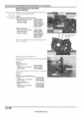 2005-2006 Honda ATV TRX500FE/FM/TM FourTrax Foreman Factory Service Manual, Page 225