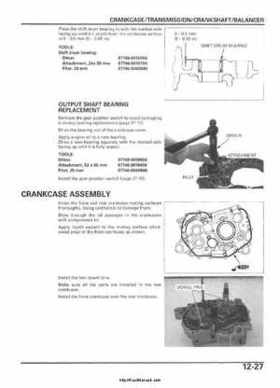 2005-2006 Honda ATV TRX500FE/FM/TM FourTrax Foreman Factory Service Manual, Page 226