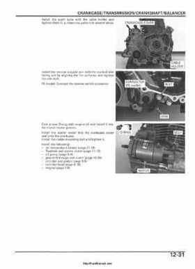 2005-2006 Honda ATV TRX500FE/FM/TM FourTrax Foreman Factory Service Manual, Page 230