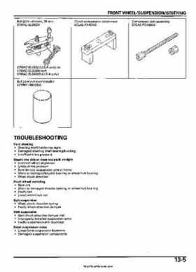 2005-2006 Honda ATV TRX500FE/FM/TM FourTrax Foreman Factory Service Manual, Page 235