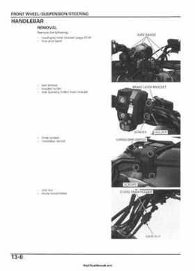 2005-2006 Honda ATV TRX500FE/FM/TM FourTrax Foreman Factory Service Manual, Page 236