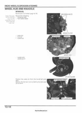 2005-2006 Honda ATV TRX500FE/FM/TM FourTrax Foreman Factory Service Manual, Page 244