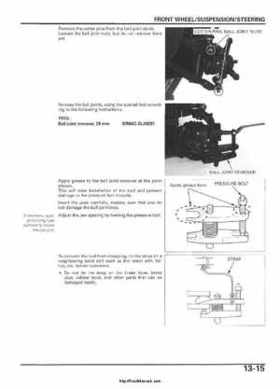 2005-2006 Honda ATV TRX500FE/FM/TM FourTrax Foreman Factory Service Manual, Page 245