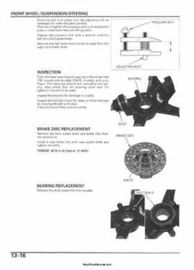 2005-2006 Honda ATV TRX500FE/FM/TM FourTrax Foreman Factory Service Manual, Page 246