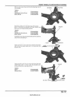 2005-2006 Honda ATV TRX500FE/FM/TM FourTrax Foreman Factory Service Manual, Page 247