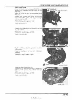 2005-2006 Honda ATV TRX500FE/FM/TM FourTrax Foreman Factory Service Manual, Page 249