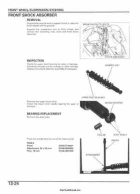 2005-2006 Honda ATV TRX500FE/FM/TM FourTrax Foreman Factory Service Manual, Page 254