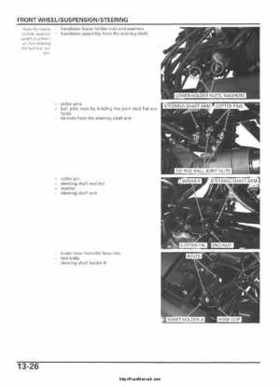 2005-2006 Honda ATV TRX500FE/FM/TM FourTrax Foreman Factory Service Manual, Page 256
