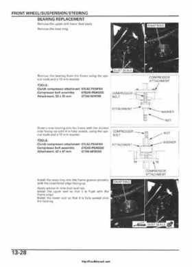 2005-2006 Honda ATV TRX500FE/FM/TM FourTrax Foreman Factory Service Manual, Page 258