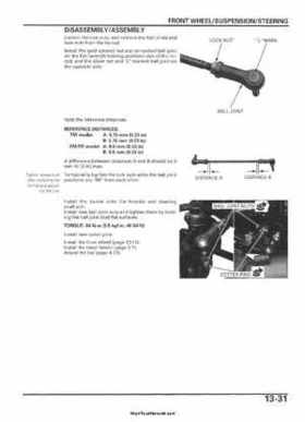 2005-2006 Honda ATV TRX500FE/FM/TM FourTrax Foreman Factory Service Manual, Page 261
