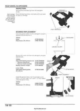 2005-2006 Honda ATV TRX500FE/FM/TM FourTrax Foreman Factory Service Manual, Page 271