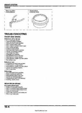 2005-2006 Honda ATV TRX500FE/FM/TM FourTrax Foreman Factory Service Manual, Page 277