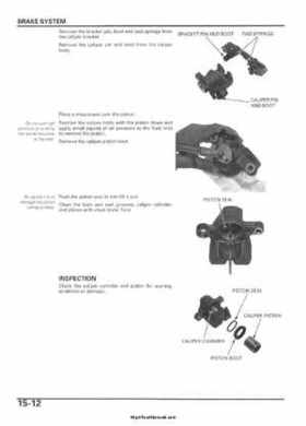 2005-2006 Honda ATV TRX500FE/FM/TM FourTrax Foreman Factory Service Manual, Page 285