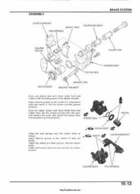 2005-2006 Honda ATV TRX500FE/FM/TM FourTrax Foreman Factory Service Manual, Page 286