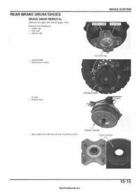 2005-2006 Honda ATV TRX500FE/FM/TM FourTrax Foreman Factory Service Manual, Page 288