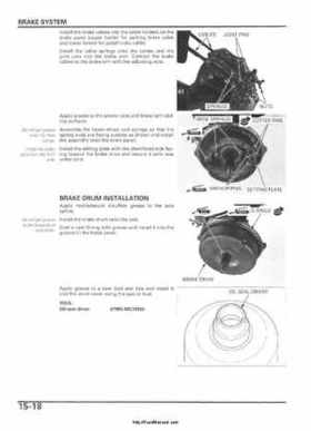 2005-2006 Honda ATV TRX500FE/FM/TM FourTrax Foreman Factory Service Manual, Page 291