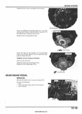 2005-2006 Honda ATV TRX500FE/FM/TM FourTrax Foreman Factory Service Manual, Page 292